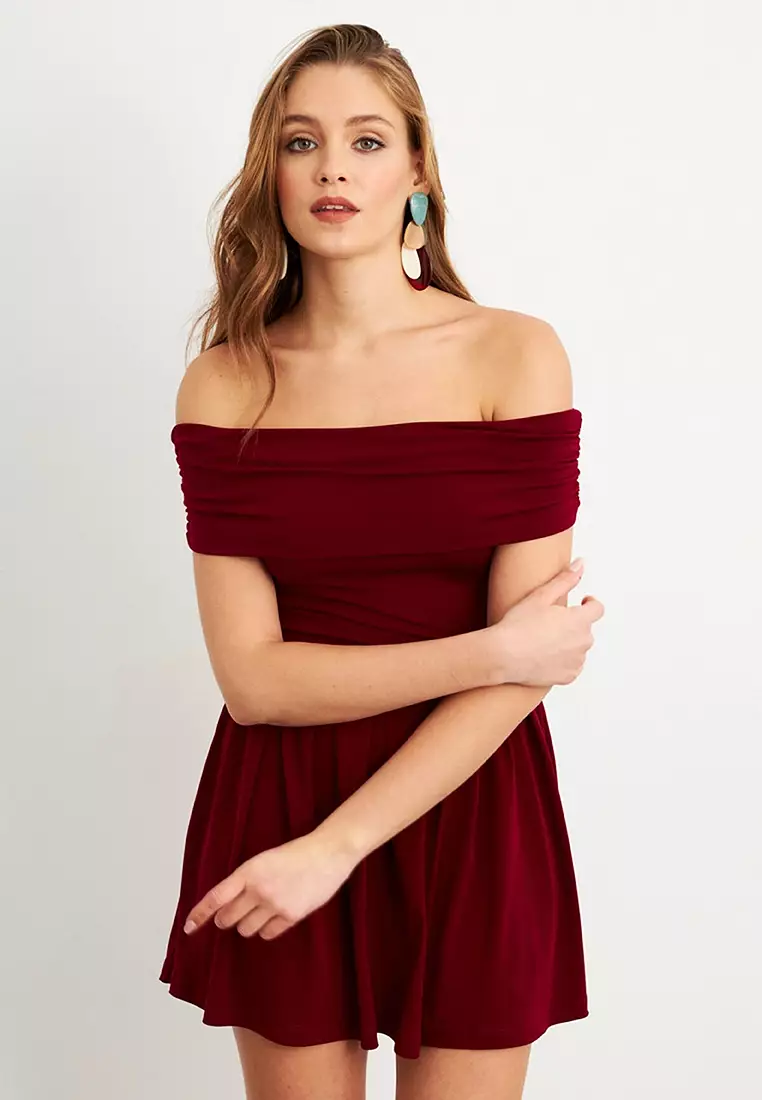 Madonna Collar Mini Dress
