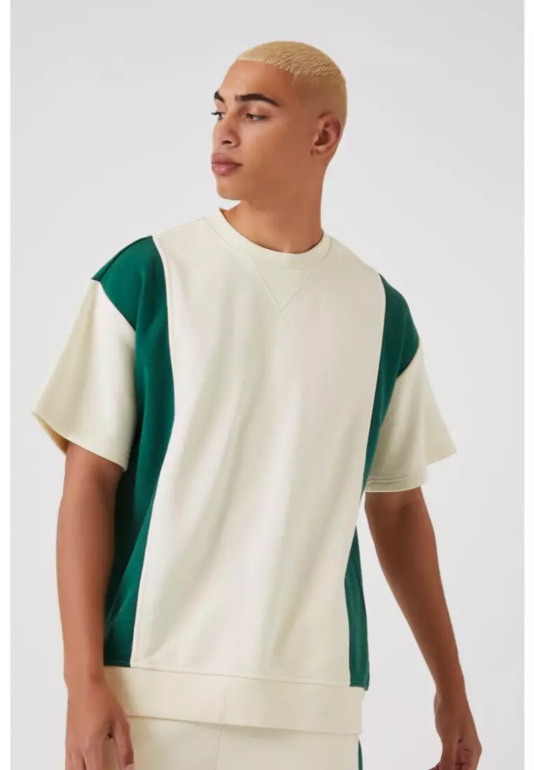 Buy FOREVER 21 Colorblock Short-Sleeve Pullover 2023 Online | ZALORA  Philippines