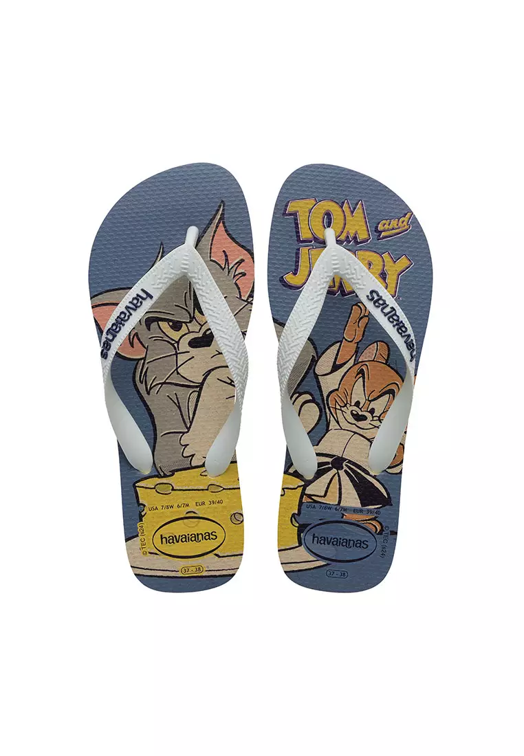 Discount on Havaianas  shoes - SKU: Top Warner Classics Tom and Jerry Flip Flops