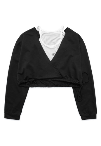 DRUM black Singlet Style jumper - Black 8E25DAA8665BAEGS_1