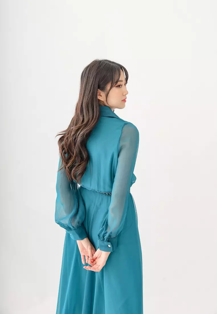 Lunar Party Dress Green