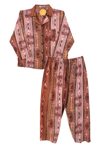 Tahlia brown Piyama Tie Dye Tahlia One Set Pyjamas Rayon Motif Super Jumbo BEC83AA0760527GS_1