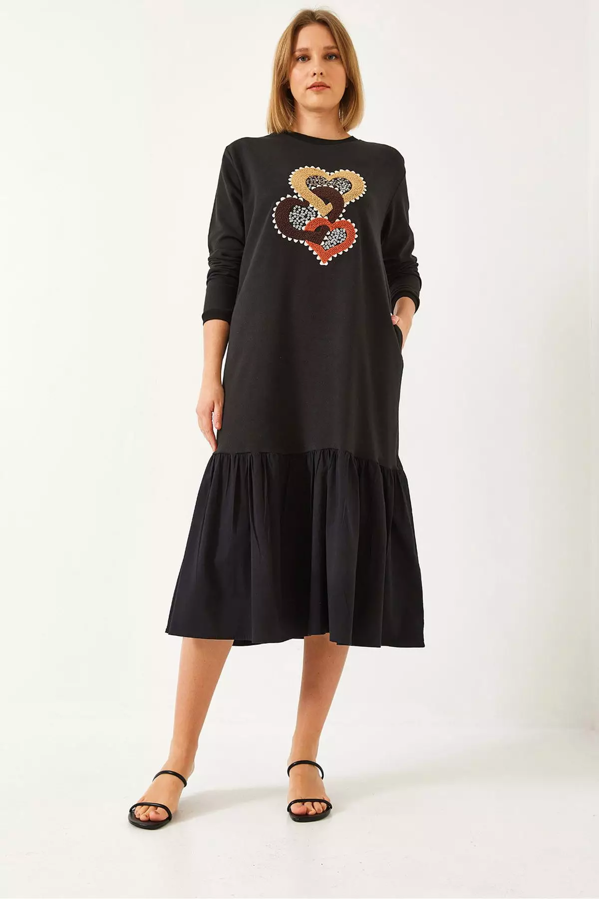 Women's Sequin Embroidered Long Dress 8091 60351360