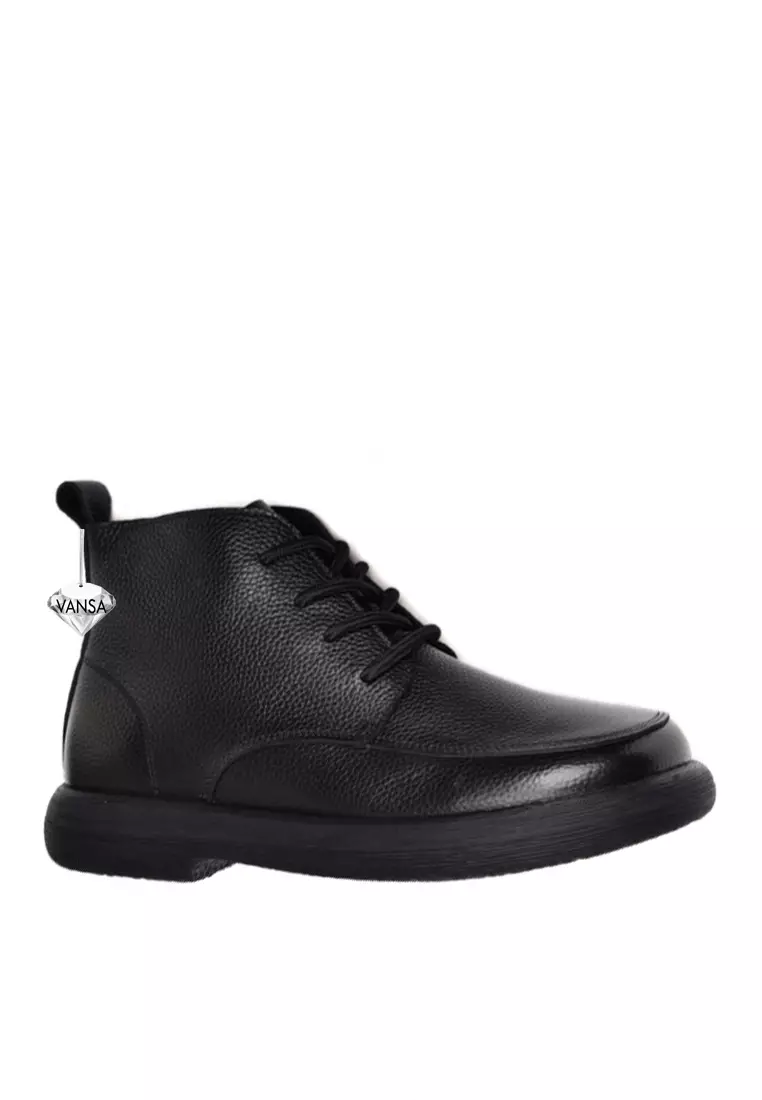 Discount on Twenty Eight Shoes  shoes - SKU: VANSA Top Layer Cowhide High-top Martin Boots VSM-B-8932