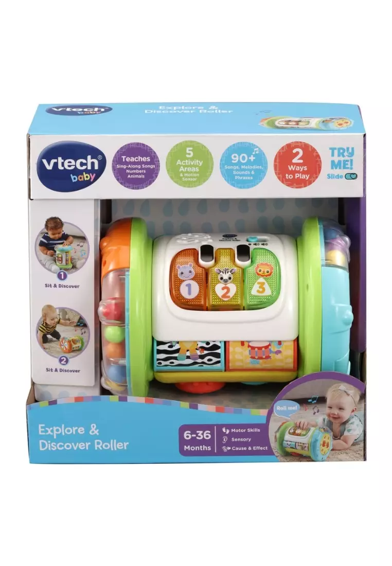 Buy VTech Vtech 2in1 Roll & Discover Roller Drum 2024 Online ZALORA