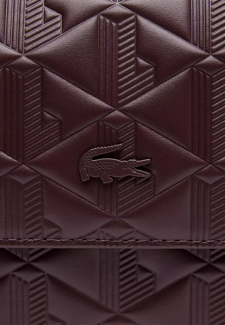 Maheki Embossed Leather Shoulder Bag