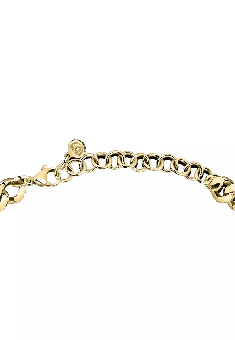 Chiara Ferragni Chain 38 + 4 cm Women's Green Stone Necklace J19AUW29