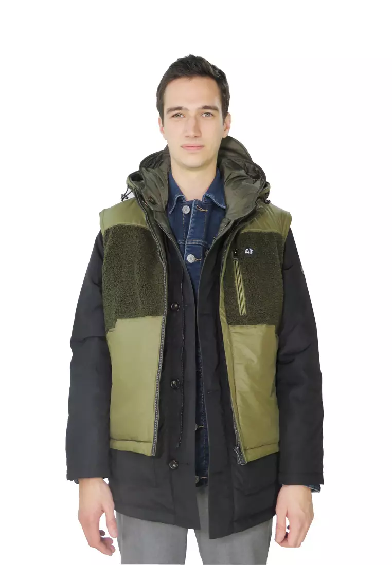 East Pole Unisex 18 ways Reversible 2 in 1 Padded Jacket with Down