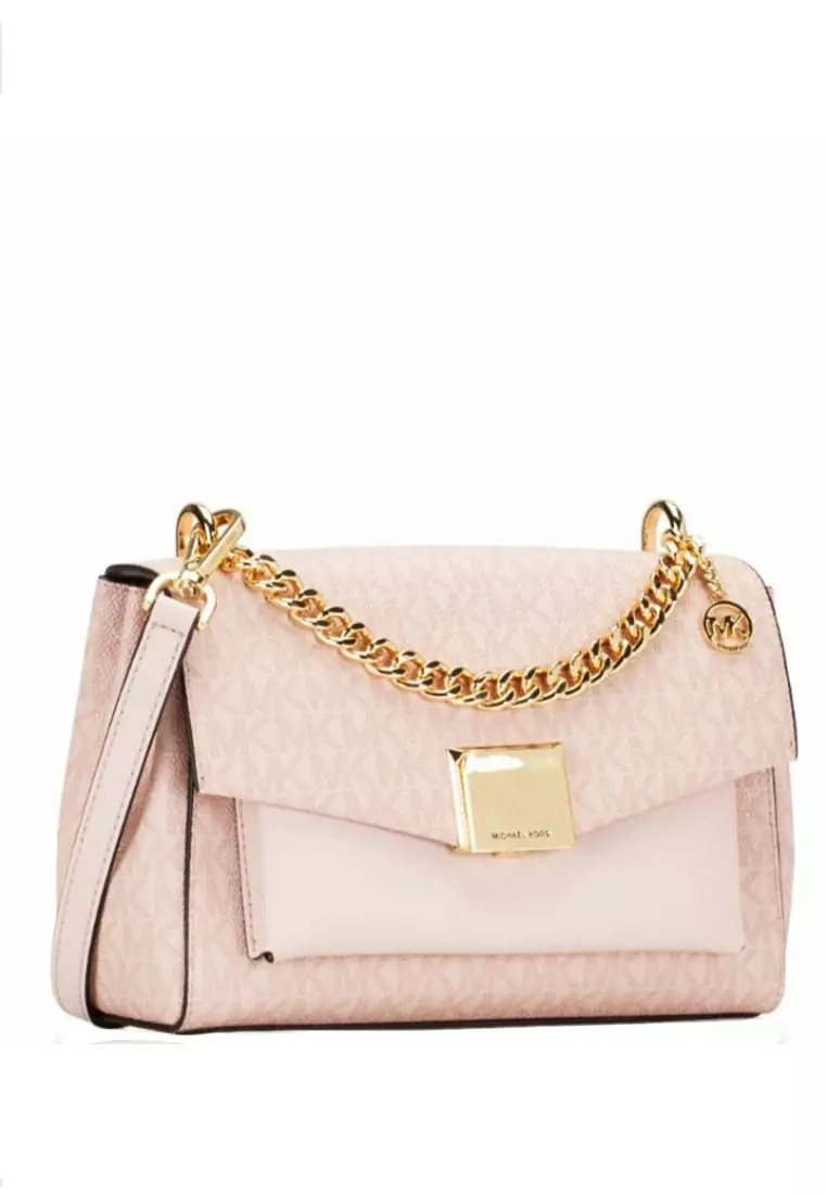 Buy MICHAEL KORS Michael Kors Lita Medium Two Tone Logo Crossbody