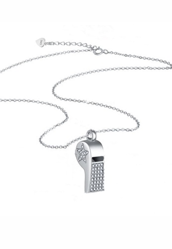 ZITIQUE silver Women's Whistle Necklace - Silver 8519CACE778AF4GS_1