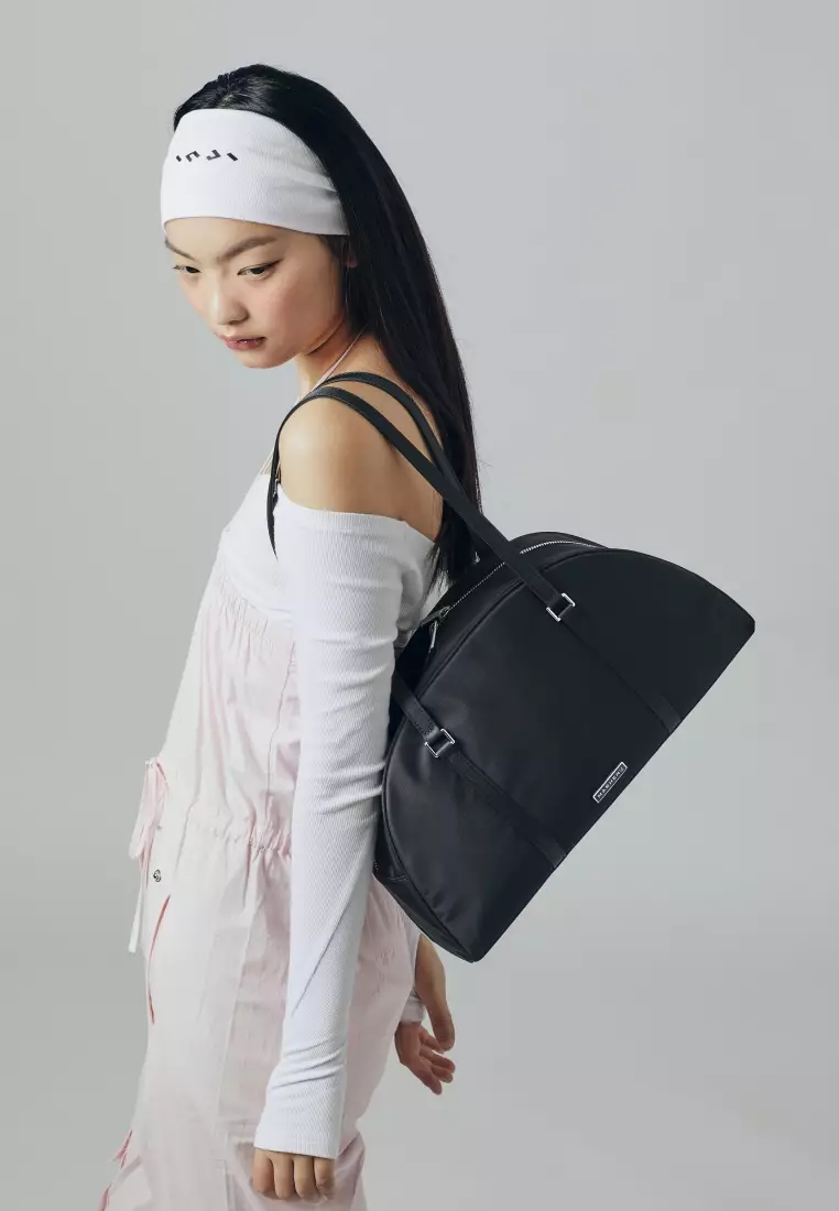 ALICE Nylon Crossbody Bag Black