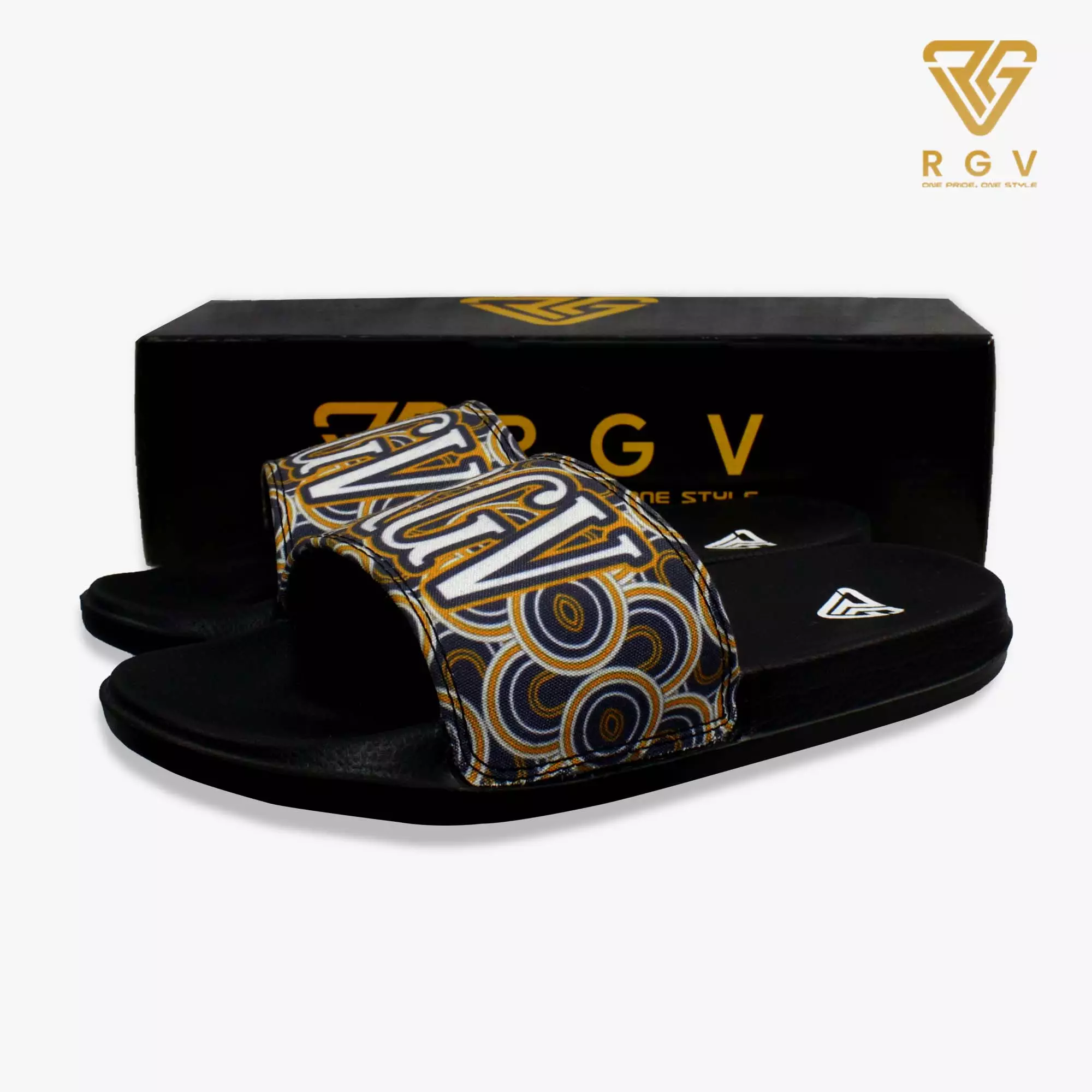 Jual RGV Sandal Slide Pria Wanita - Circle Pattren - Sendal Selop Slip ...