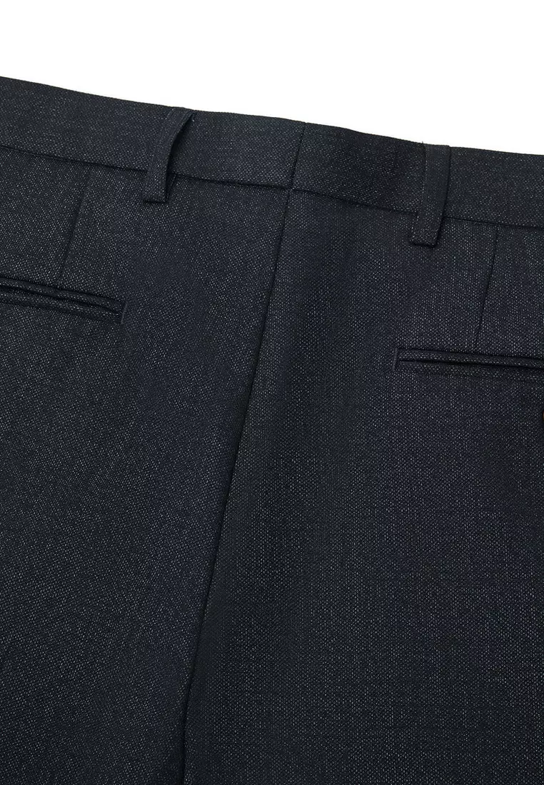 純羊毛套裝西裝褲