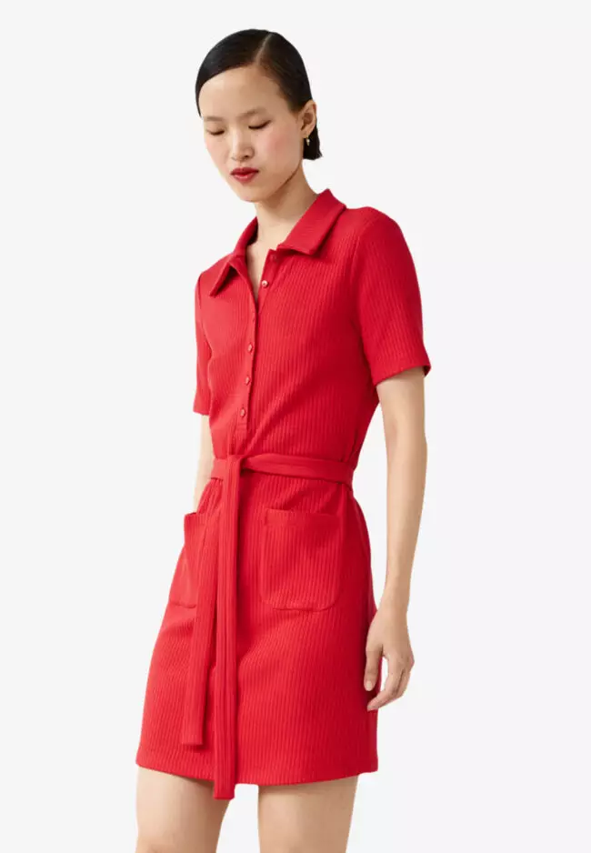 Collared mini dress hotsell