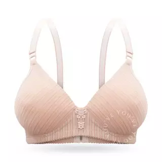 WIMIU HEMAT 5PCS BELI 3 GRATIS 2 Bh Wanita Bra Wanita Tanpa Kawat Busa Sedang Cup B Be Ha Wanita Perempuan 100073