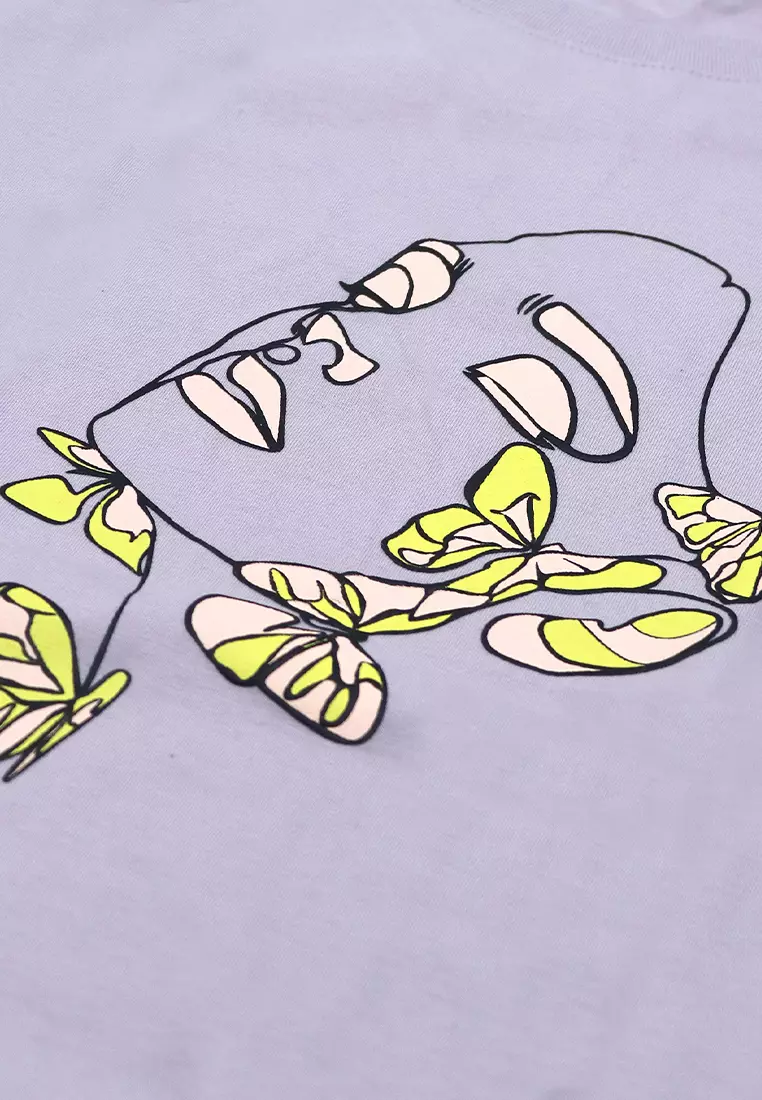 Ladie's Graphic T-shirt "Butterfly Woman"