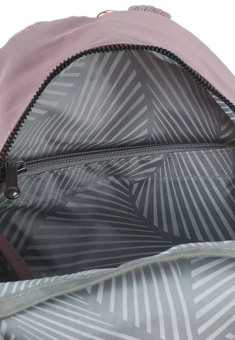Rose Gold Series Crinkle Nylon Small Backpack