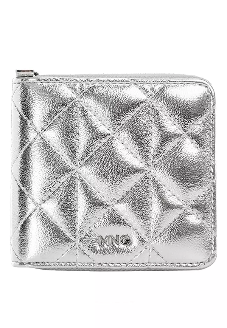 Mango Padded Logo Wallet ZALORA