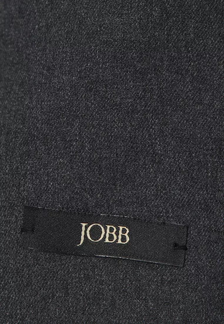 Jobb Bellwool-T2 Jas Pria Slim Fit Dark Grey 3.1