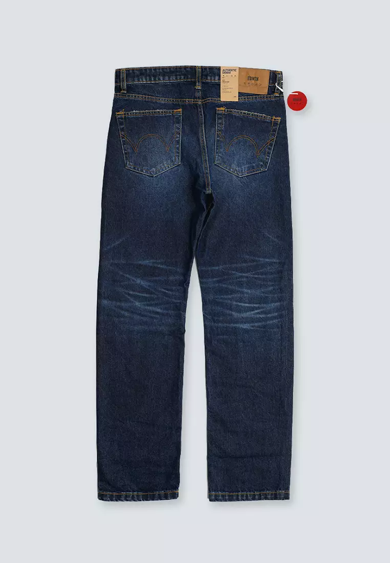 Celana Denim Pria 801 Handcrafted Indigo 3D Jeans Reguler Fit New 
