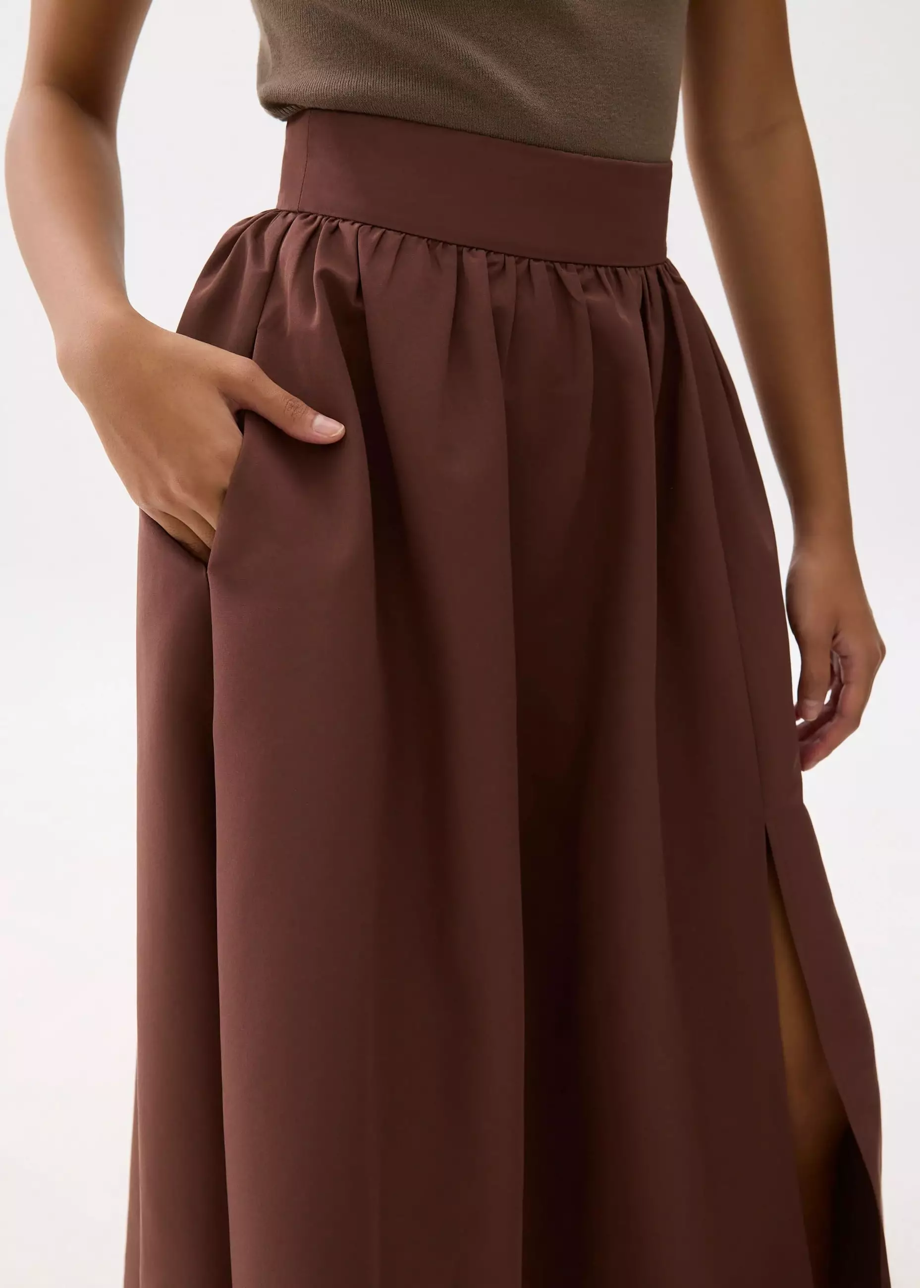 Rok Wanita - Zoe Flare Maxi Skirt