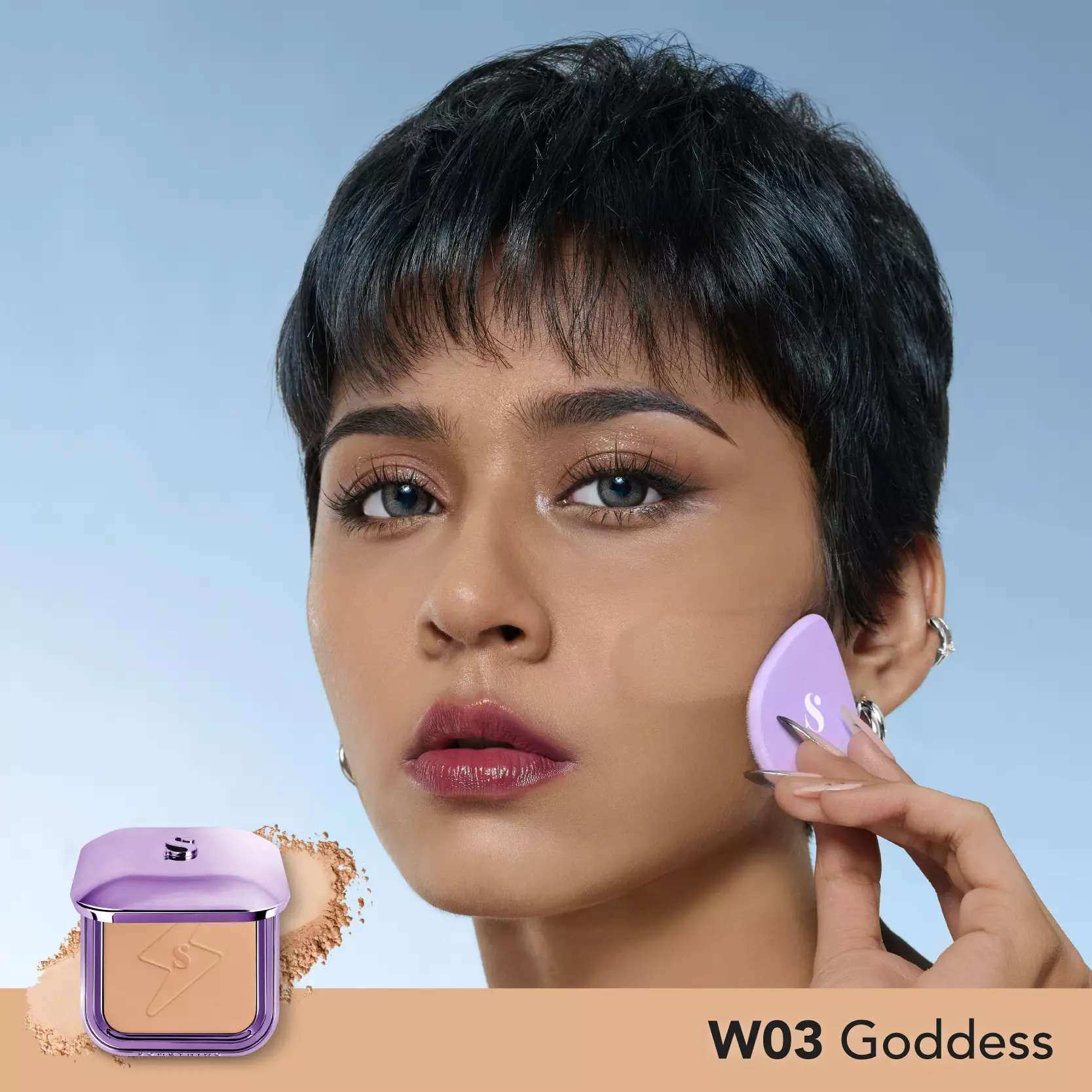 SOMETHINC Copy Paste COVERBLUR Powder Foundation - W03 Goddess