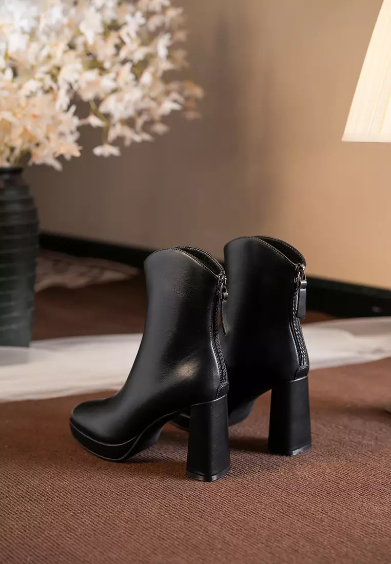 Buy Twenty Eight Shoes 9CM Round Toe Zipper Cowboy Boots BY9905 2024