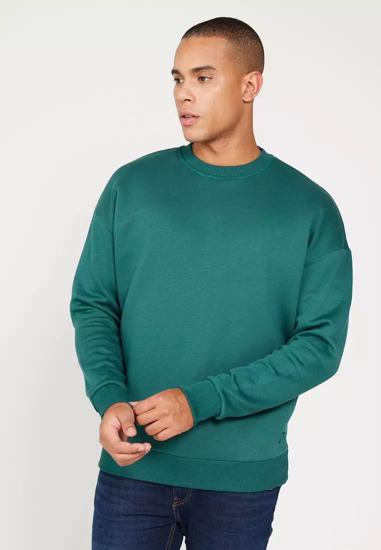 Loose neck sweatshirt hotsell