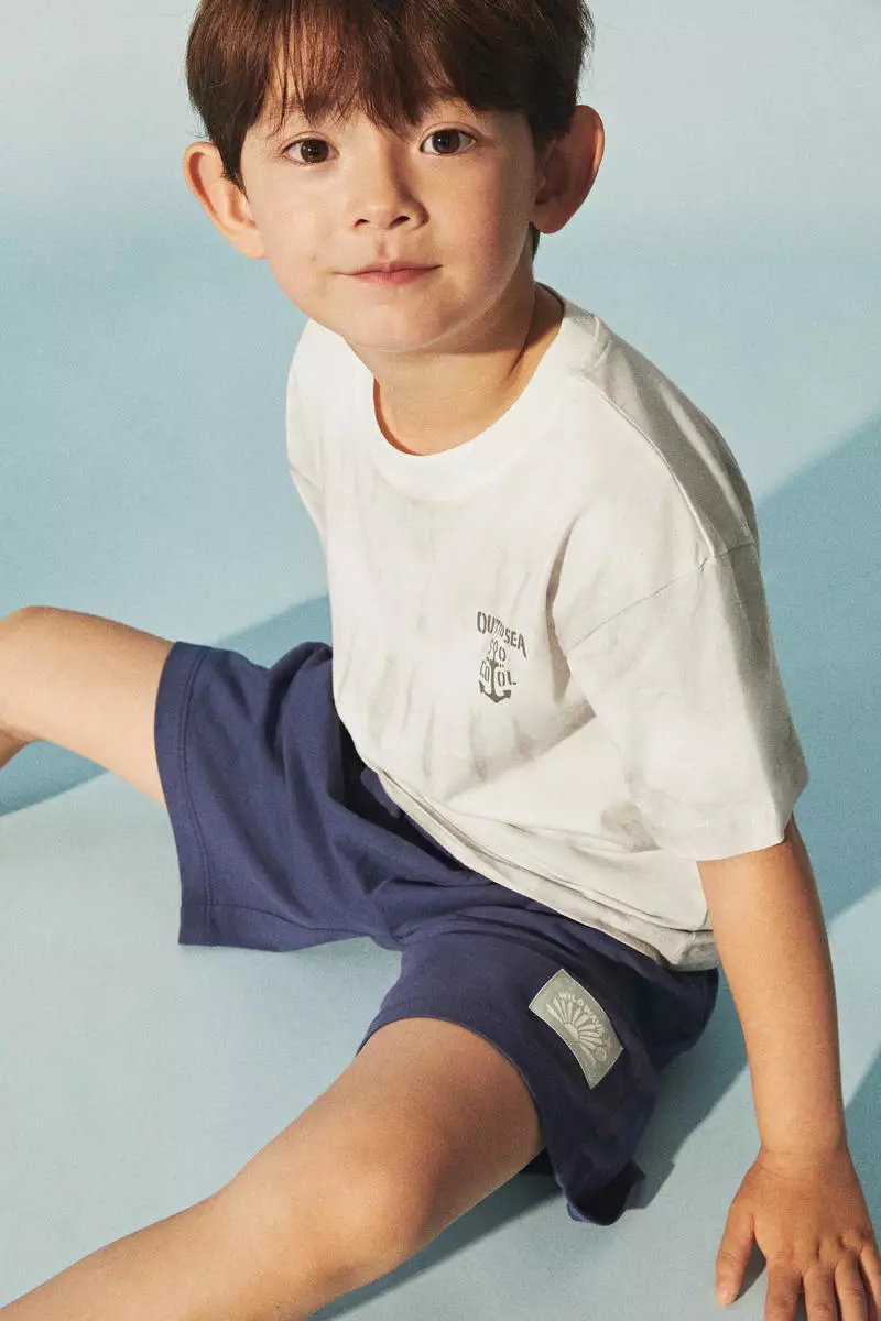 Printed cotton T-shirt