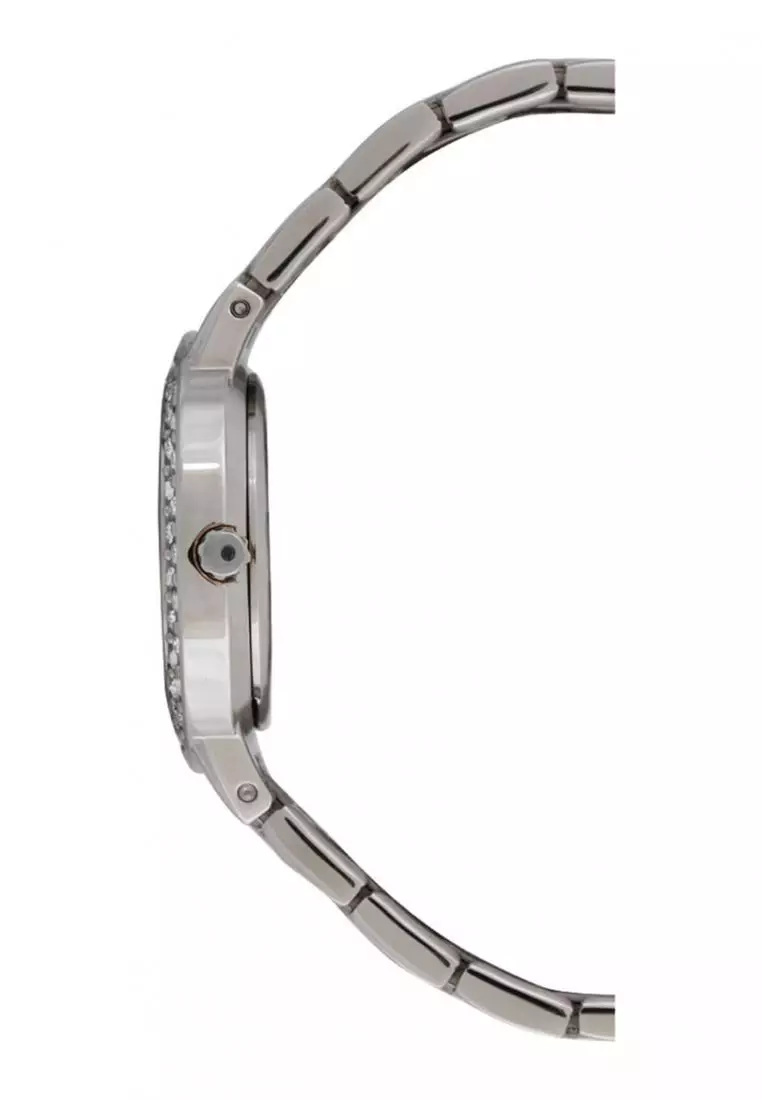 Jam Tangan Wanita Alba Original AXT317 Stainless Steel Black