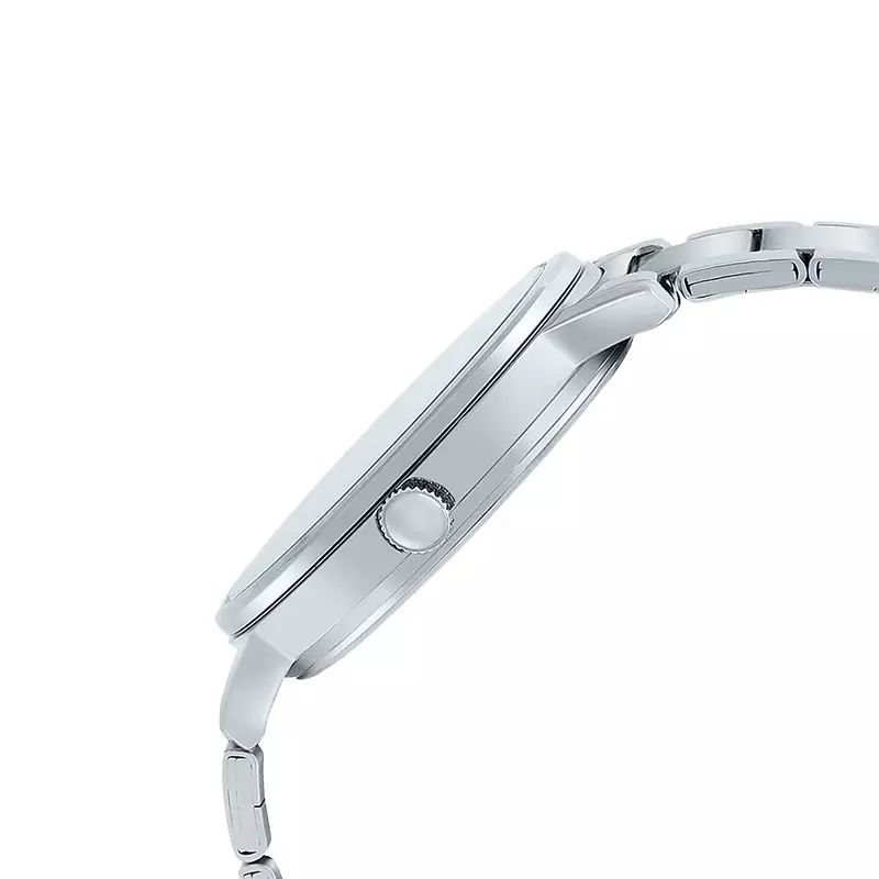 Jam Tangan Pria Casio MTP-E145D-5B1DF Enticer Analog Brown Dial Stainless Steel Stra