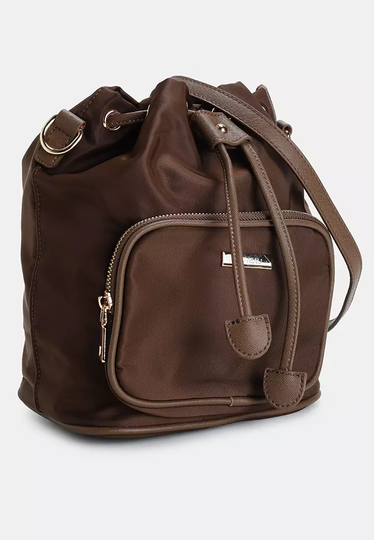 Premium Oxford Nylon Drawstring Bucket Bag