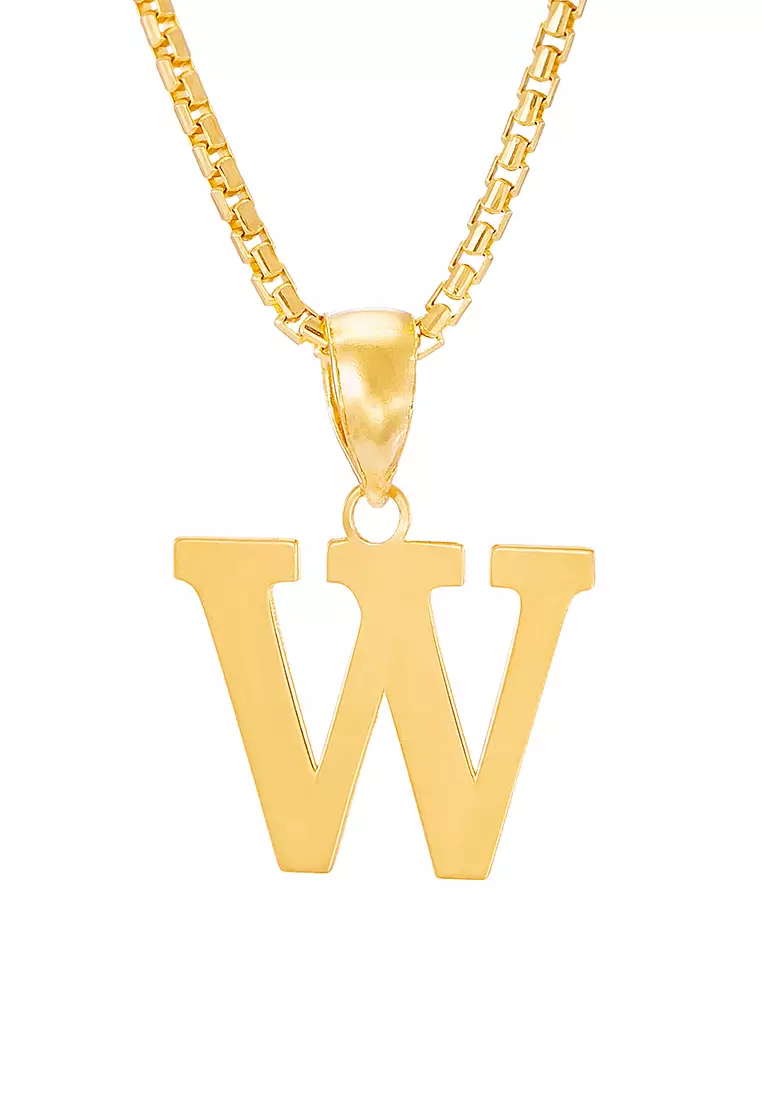 HABIB 916/22K Yellow Gold Alphabet Pendant STP060723(W)