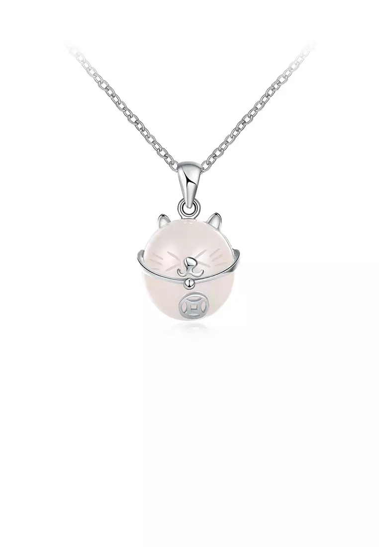 Cute simple sale silver necklace