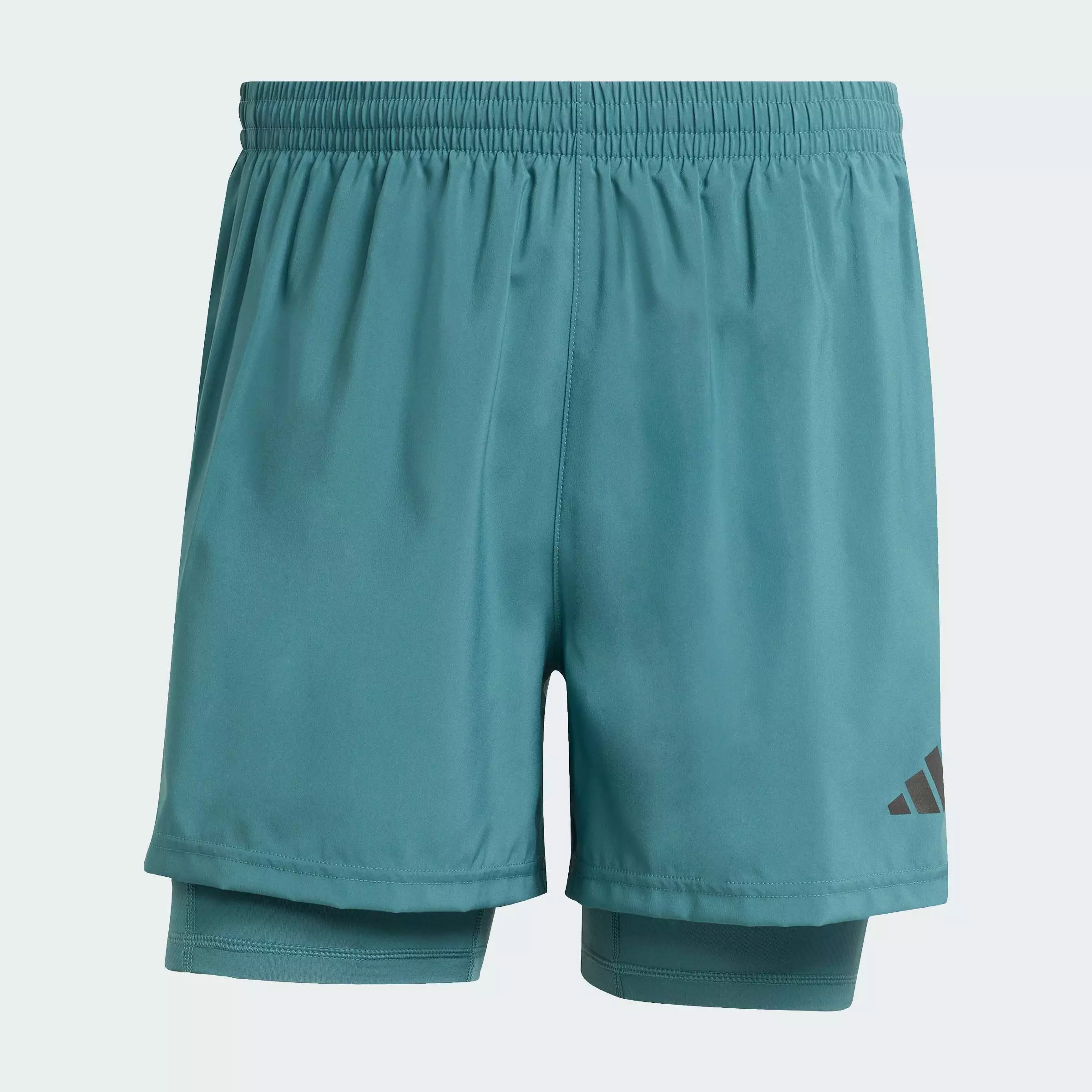 Buy ADIDAS Running Own the Run CLIMACOOL 2-in-1 Shorts Men Green