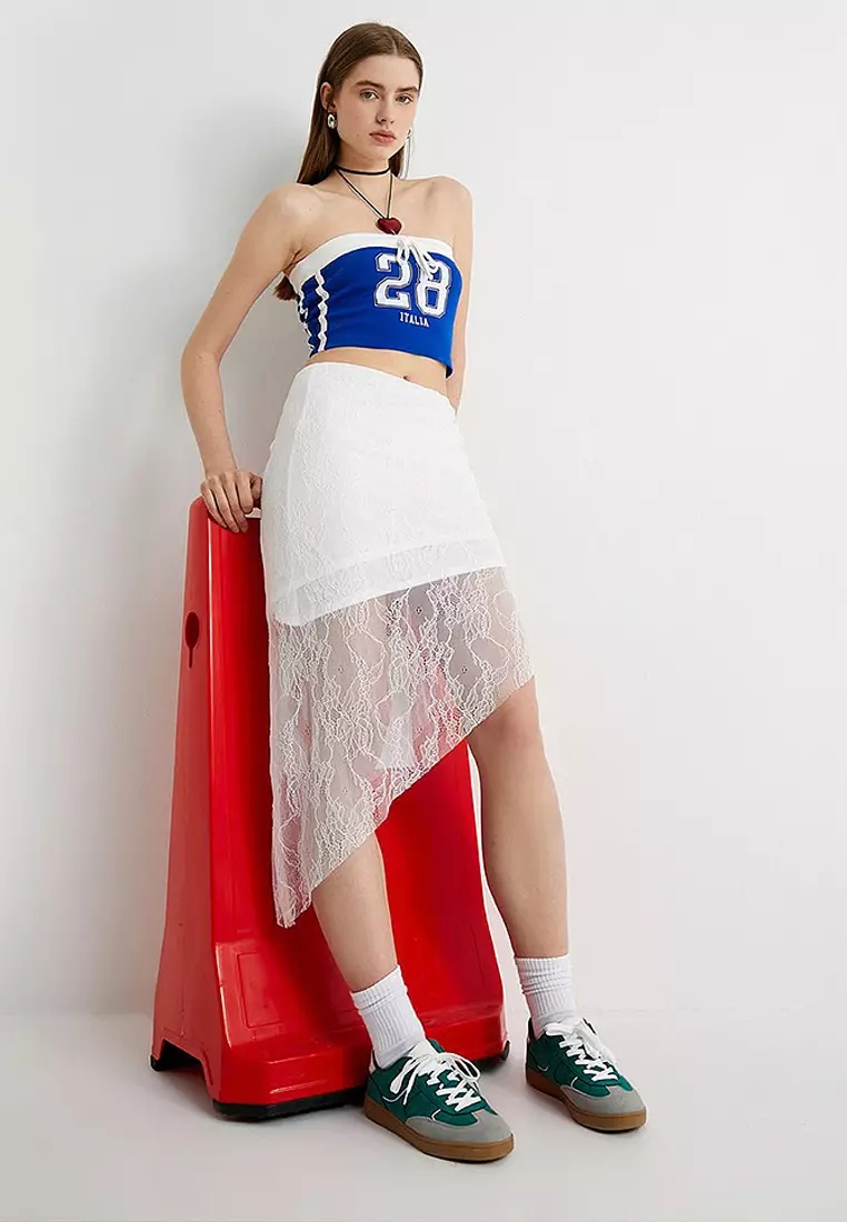 Strapless Crop Top