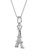 Her Jewellery silver Crown Tower Pendant‏ - Made with Swarovski Crystals E491FACAE6403FGS_3