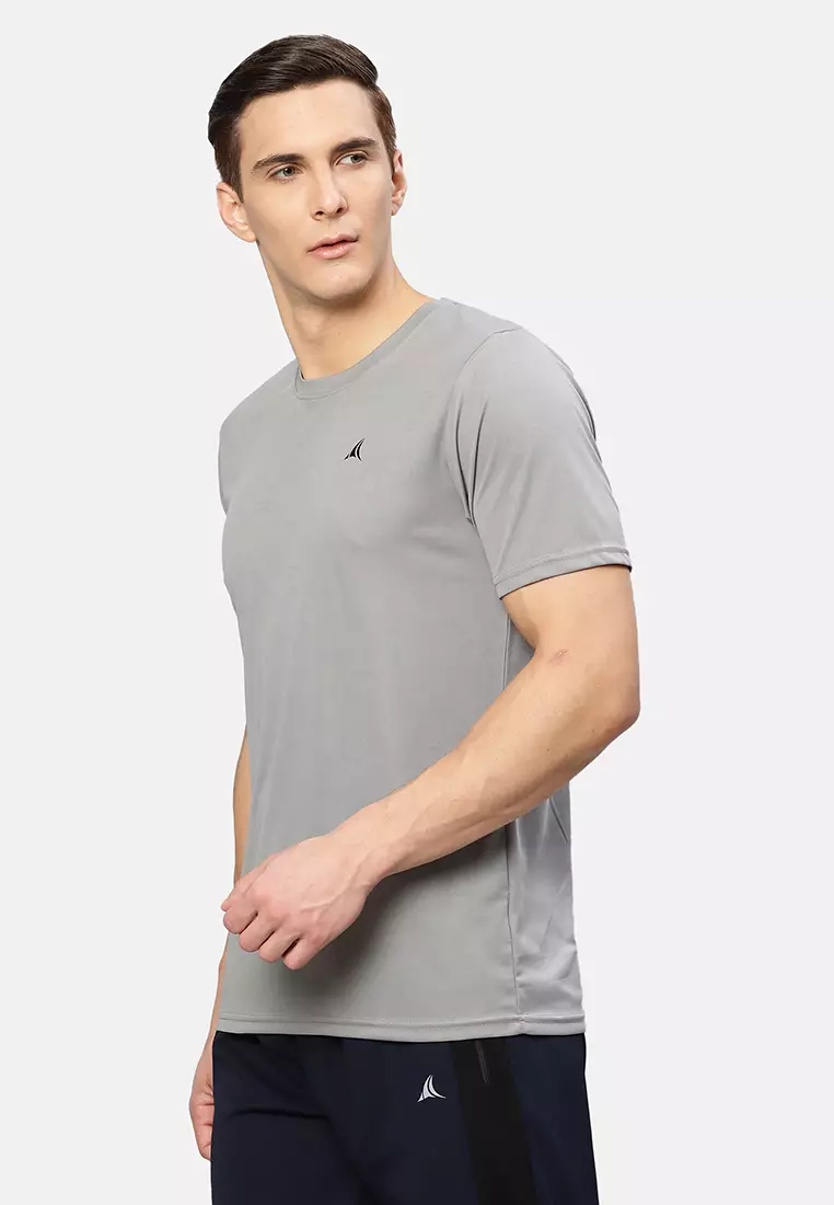 Men's Grey Essential Sports Running Tee