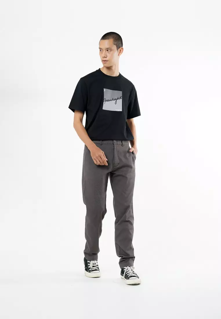 Greenlight Essential Men's Long Chinos Pants Regular Fit Cotton Spandex Arwen HP-C021225