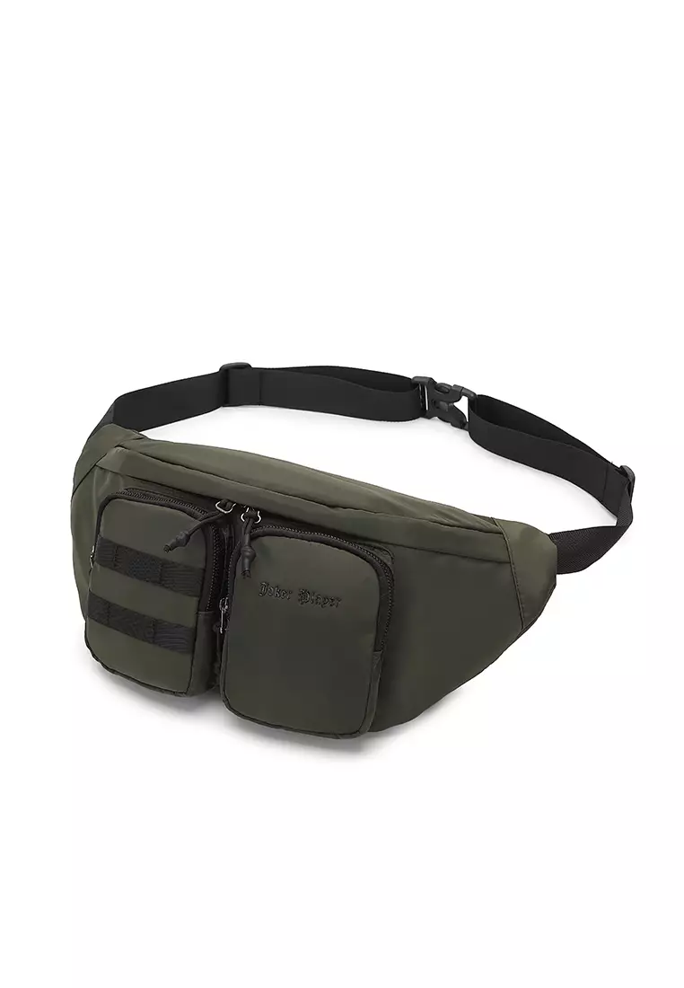 Men's Chest Bag / Sling Bag / Crossbody Bag (Tas Dada / Tas Selempang Pria) - Hijau