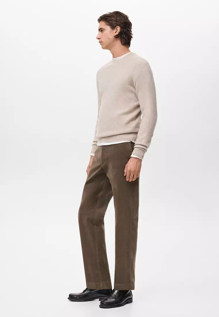 Knitted Wool Blend Sweater