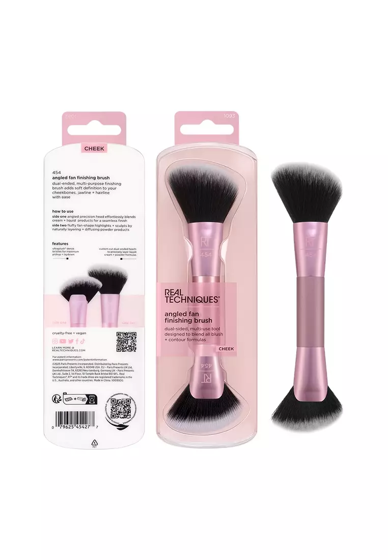 Real Techniques Angled Fan Dual-Sided Finishing Makeup Brush