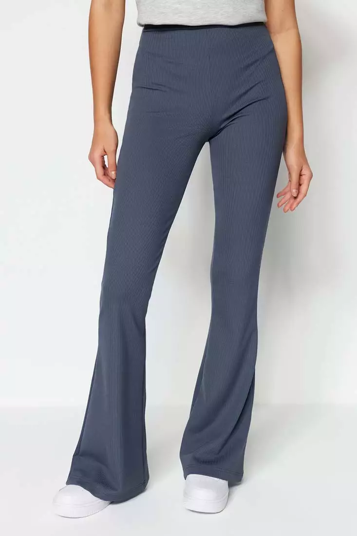 Rib Flare Pants
