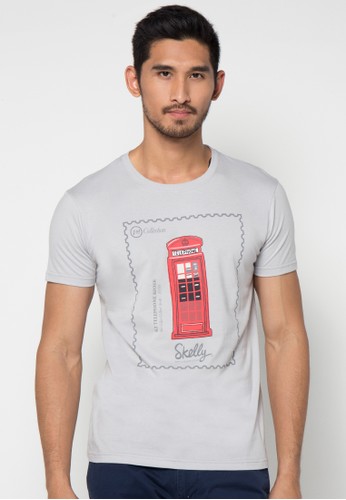 Skelly Original Limited Phone Booth Stamp Graphic T-Shirts