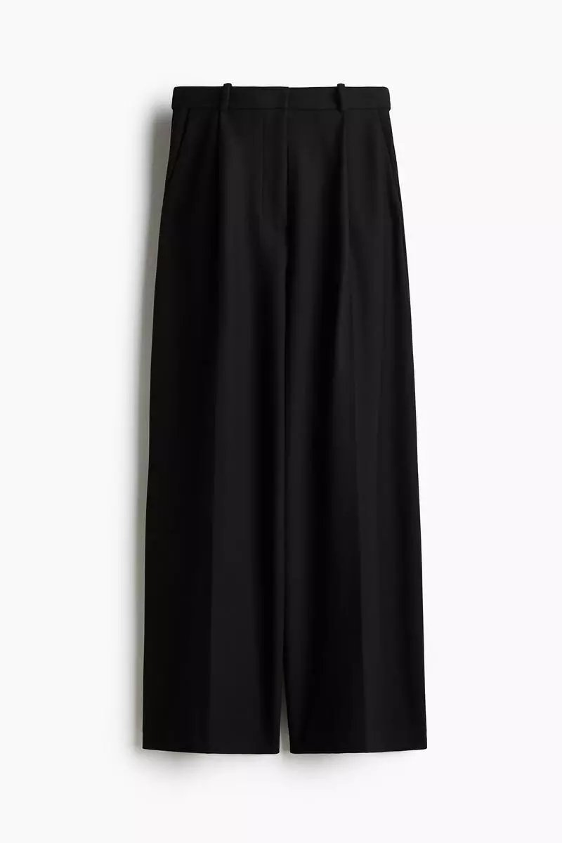 H&M Crease-leg jersey trousers
