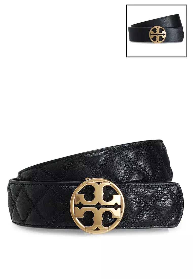 Jual TORY BURCH Willa Diamond Quilted Belt (bb) Original 2025