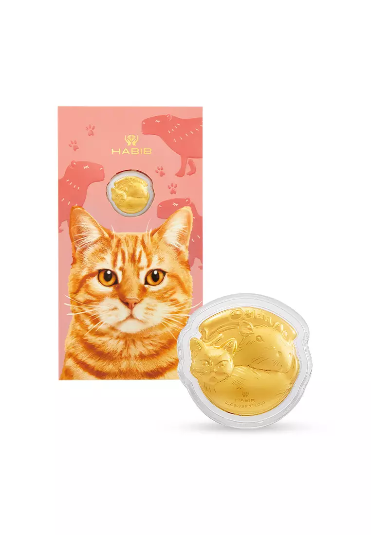 HABIB x Zoo Negara Collection (Capybara & Oyen) | 999.9 Gold Wafer (0.40g)