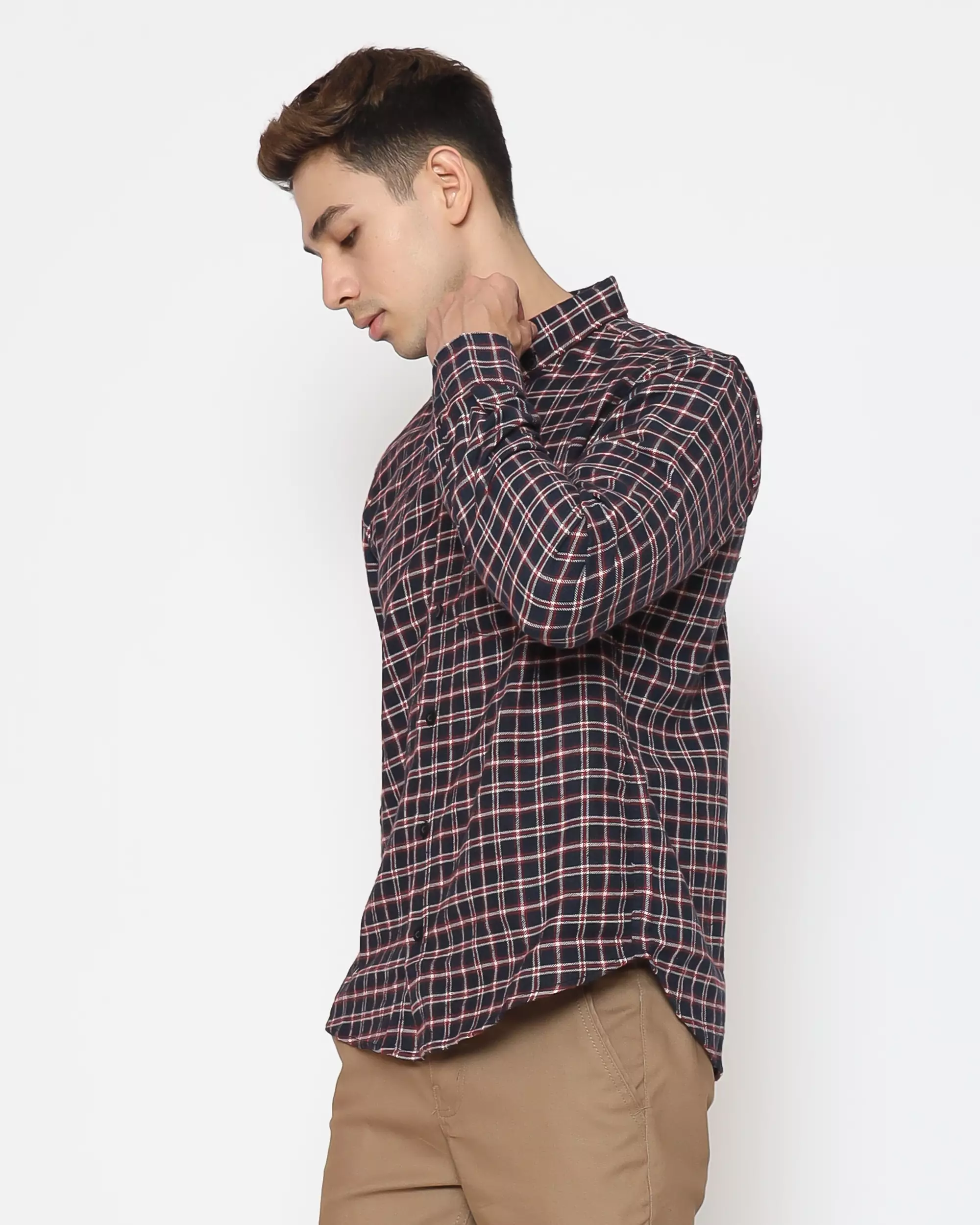 17SEVEN Kemeja Flanel 0261-THUNDER