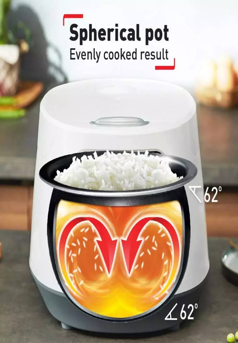 Buy Tefal Tefal Easy Rice Compact Digital Rice Cooker RK730165 8 Cups