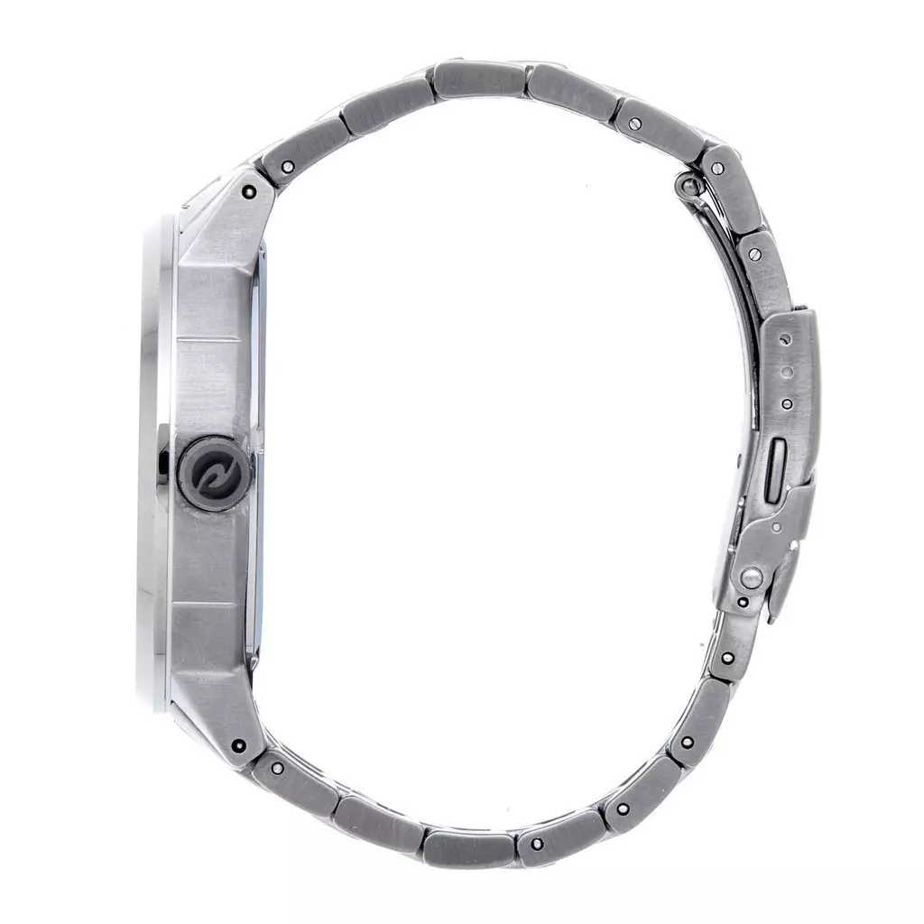 Rip Curl Detroit Silver Stainless Steel Watch - Black